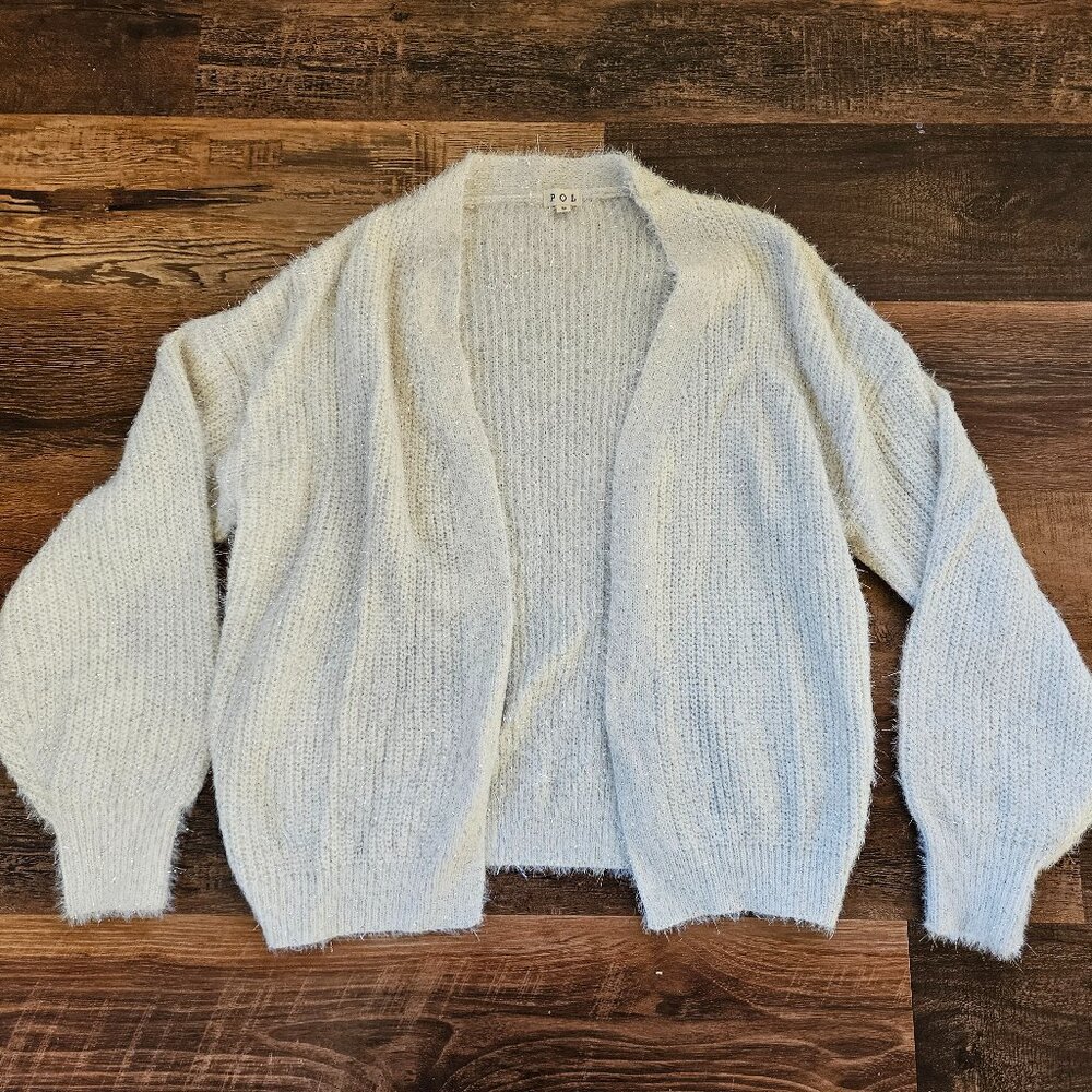 Cream and Silver POL Cardigan